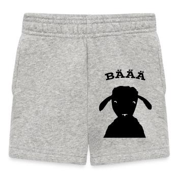 Schaf - Baby Shorts - Grau meliert - Vorne