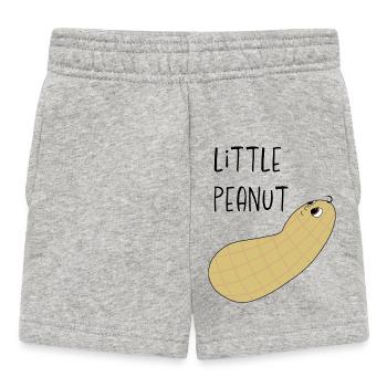 Kleine Erdnuss - Baby Shorts - Grau meliert - Vorne