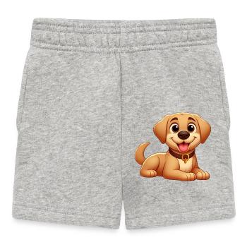 Labrador 5 - Baby Shorts - Grau meliert - Vorne