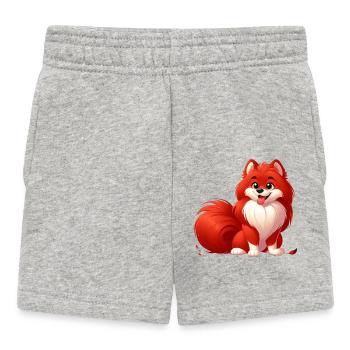 Spitz 2 - Baby Shorts - Grau meliert - Vorne