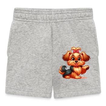Yorkshire 2 - Baby Shorts - heather grey - Front