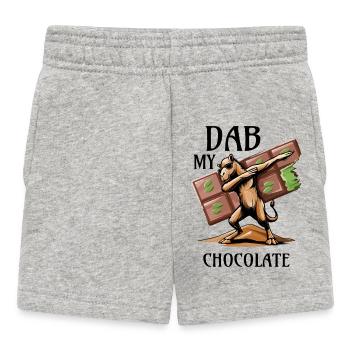 Dab My Chocolate – Le dromadaire ! - Short Bébé - gris chiné - Devant