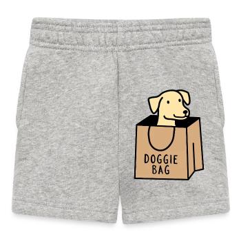 Hundetasche - Baby Shorts - Grau meliert - Vorne