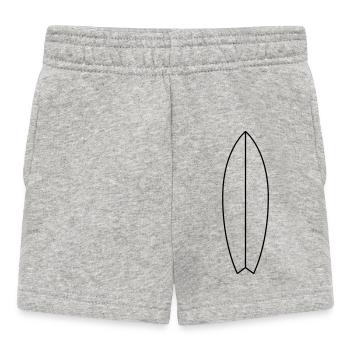 Planche de surf - Short Bébé - gris chiné - Devant