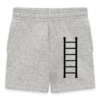 Wooden ladder - Baby Shorts - heather grey - Front