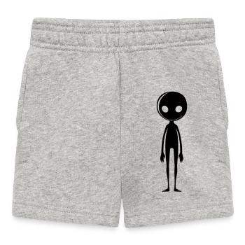 Alien Außerirdischer - Short Bébé - gris chiné - Devant