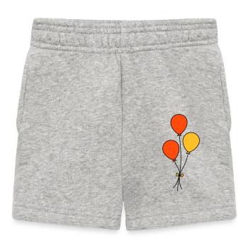 Ballons tricolores - Short Bébé - gris chiné - Devant