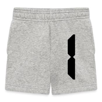 1. 1 JAHR. 1-JÄHRIGES JUBILÄUM. GEBURTSTAG 1 JAHR - Baby Shorts - Grau meliert - Vorne