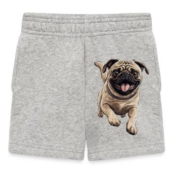 Sprints de carlin - Short Bébé - gris chiné - Devant