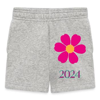 HAPPY NEW YEAR. NEW YEAR'S EVE. NEW YEAR - Baby Shorts - heather grey - Front