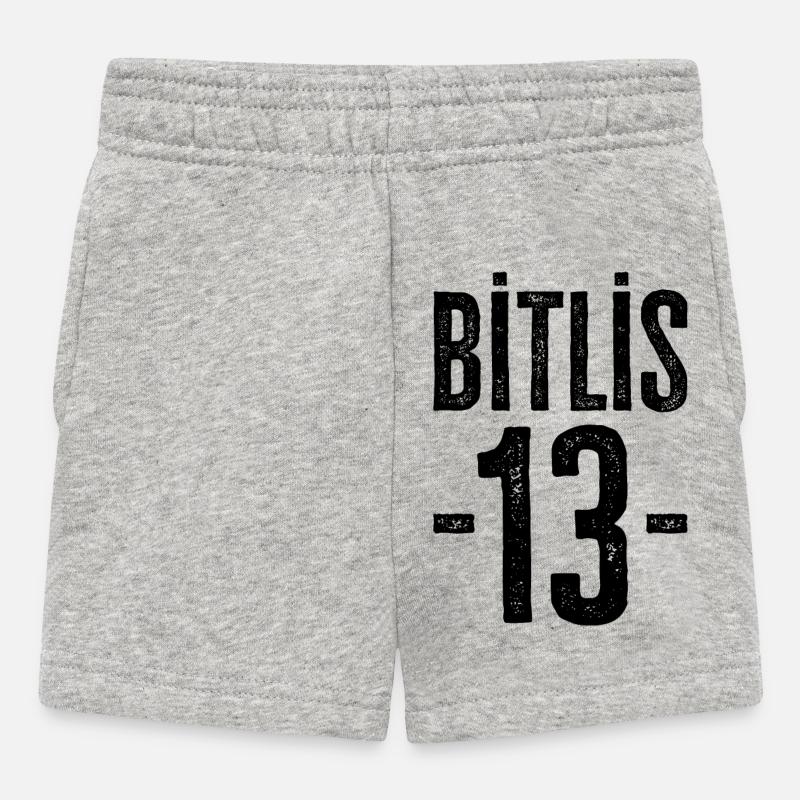 Bitlis 13 – Stolz auf Geschichte und Gemeinschaft - Baby Shorts - Grau meliert