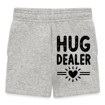 Revendeur Hug - Short Bébé - gris chiné - Devant