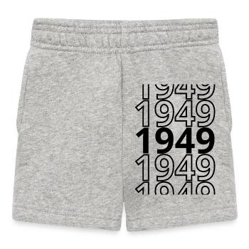 1949 1949 1949 - Baby Shorts - heather grey - Front