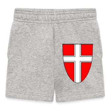 Wien Wappen - Baby Shorts - Grau meliert - Vorne