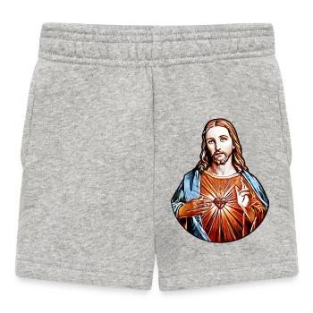 Jésus-Christ * Jésus-Christ NAZARETH Sauveur - Short Bébé - gris chiné - Devant