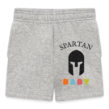 Bébé Spartan - Short Bébé - gris chiné - Devant