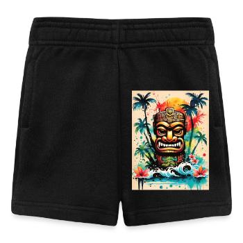 Art Tiki Splash - Short Bébé - noir - Devant