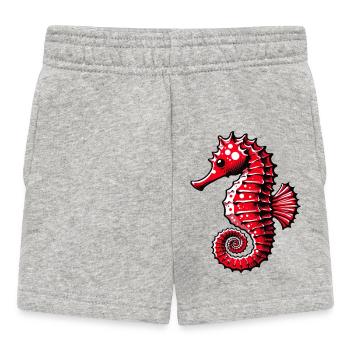 Hippocampe - Short Bébé - gris chiné - Devant