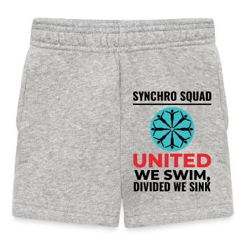 Vereint schwimmen wir geteilt wir versinken Synchro Squad - Baby Shorts - Grau meliert - Vorne