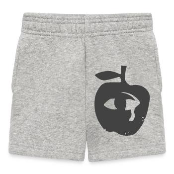 L’œil dans la pomme - Short Bébé - gris chiné - Devant
