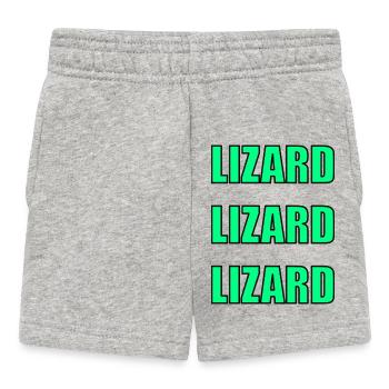 Echsen-Echo - Baby Shorts - Grau meliert - Vorne