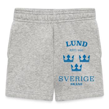 Lund Sverige Suède - Short Bébé - gris chiné - Devant