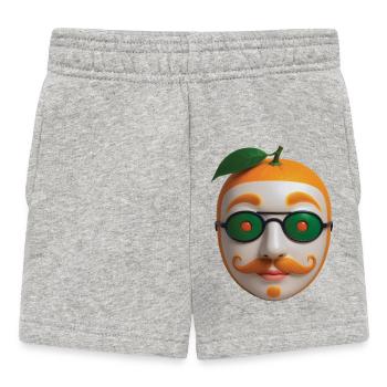 MECHANISCHE BINCHE – Belgien - Baby Shorts - Grau meliert - Vorne