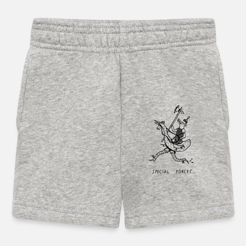 SPECIAL_FORCES - Short Bébé - gris chiné