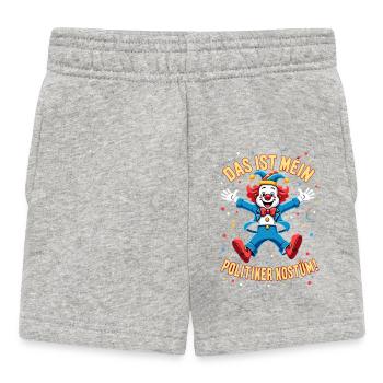 Karneval Kostüm Politiker Fasching Fastnacht - Baby Shorts - Grau meliert - Vorne