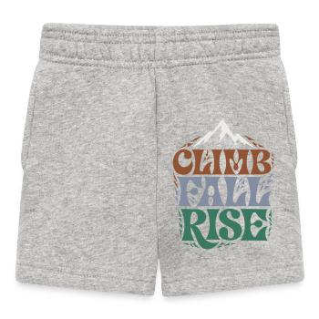 Dawn Mountain and Foliage - Baby Shorts - heather grey - Front