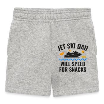 Jet Ski papa – Will Speed pour les collations - Short Bébé - gris chiné - Devant