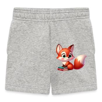 Fuchs 2 - Baby Shorts - Grau meliert - Vorne