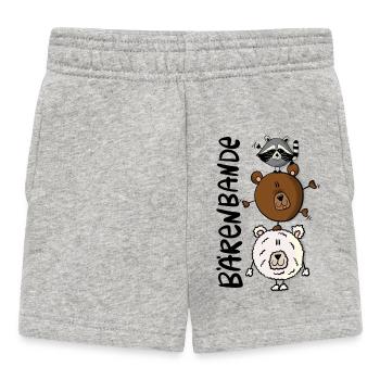 Bärenbande - Baby Shorts - Grau meliert - Vorne