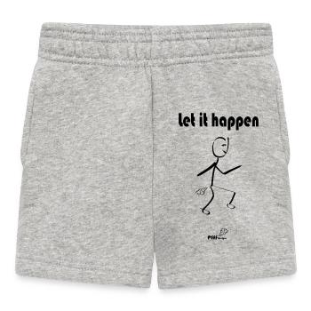 let it happen - Baby Shorts - Grau meliert - Vorne