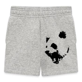 Panda - Baby Shorts - heather grey - Front
