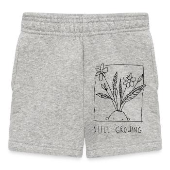 Still Growing - Baby Shorts - heather grey - Front