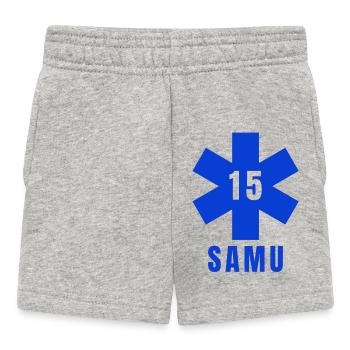 UAS, emergencies, ambulance - Baby Shorts - heather grey - Front