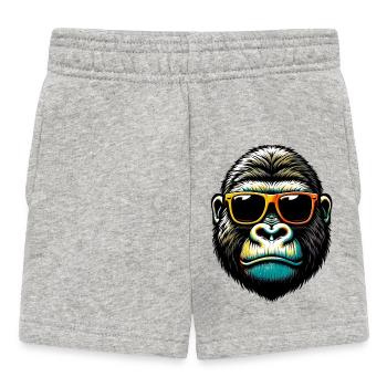 Gorilla - Baby Shorts - heather grey - Front