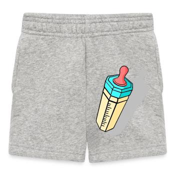 Babykollektion Sommer Sonne 16 - Baby Shorts - Grau meliert - Vorne