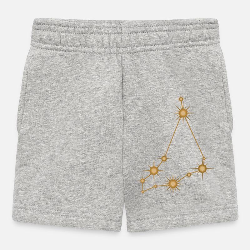 Sternbild Steinbock Sternzeichen Sternzeichen - Baby Shorts - Grau meliert