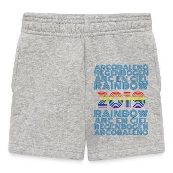 2019 - Baby Shorts - heather grey - Front