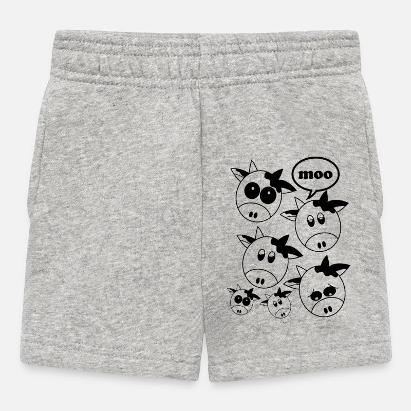 Val Pusteria Sprinzen - Short Bébé - gris chiné