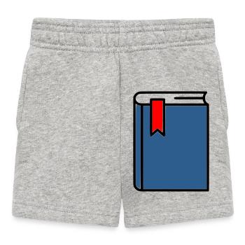 Journal relié de la Bible à livres épais - Short Bébé - gris chiné - Devant