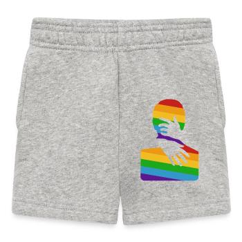 Prends-moi dans tes bras - Short Bébé - gris chiné - Devant