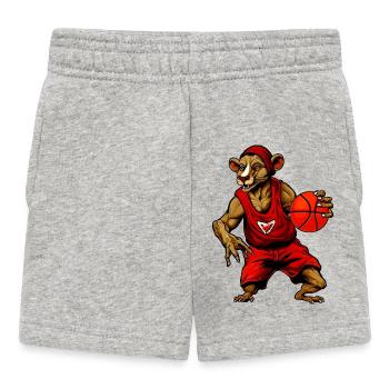 Basketball Rat - Baby Shorts - heather grey - Front