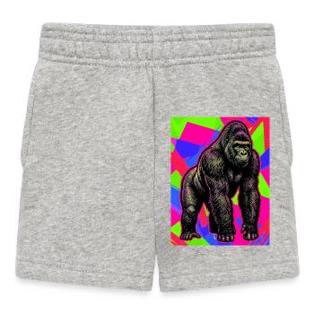 gorilla - Baby Shorts - heather grey - Front