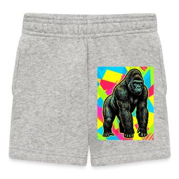 gorilla - Baby Shorts - heather grey - Front