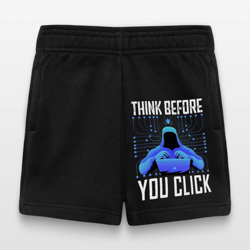 Hacker-Hacker-Hacker-Programmierer Linux Cybersicherheitsdaten Baby Shorts