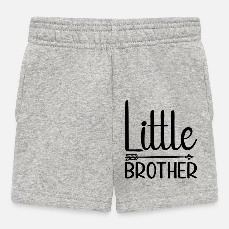 Frère cadet - Short Bébé - gris chiné