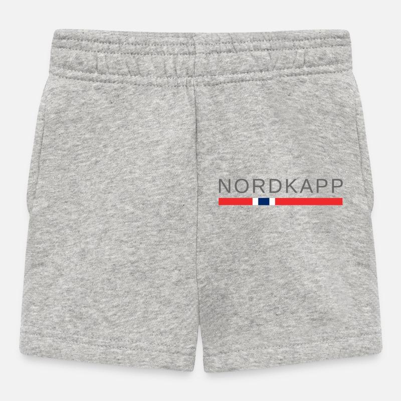 Cap Nord Norvège - Short Bébé - gris chiné
